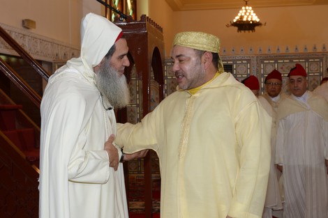 خطبة الجمعة للشيخ الفيزازي أمام الملك بعد تجربة السجن