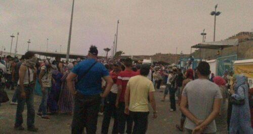 خطير : تفاصيل مقتل مغربيتين خلال مواجهات بين مغاربة ومصالح الأمن الاسباني بباب سبتة “فيديو”