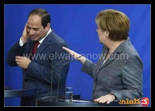 فيديو: فتاة تهاجم السيسي وميركل في ألمانيا وتهتف “يسقط يسقط حكم العسكر”