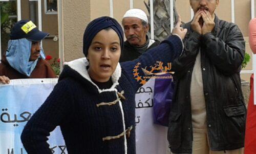 وقفة احتجاجية امام محكمة تيزنيت ضد إطلاق سراح “مغتصب طفل أكلو”