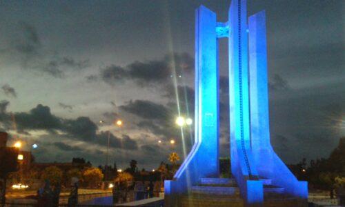 الاضواء الزرقاء بتزنيت احتفالا باليوم العالمي لمرض التوحد