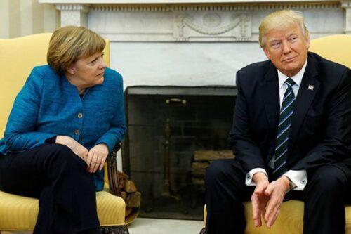 دونالد ترامب يهدد المستشارة الالمانية : “لا تقولي إني لا أعطيك شيئا”