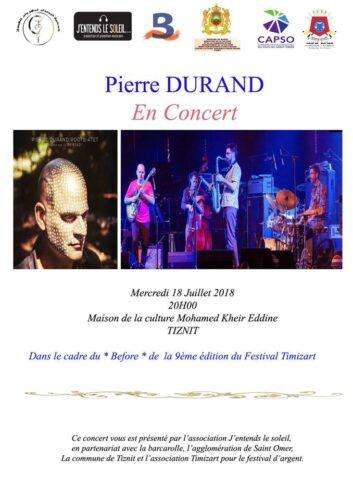 جمعية تيميزار لمهرجان الفضة تستقبل الفنان العالمي Pierre Durand