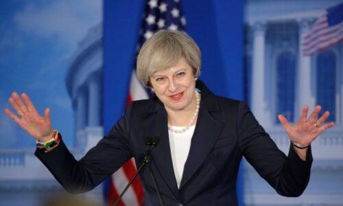 تيريز ماي رئيسة وزراء بريطانيا تتعهد بالدفاع عن إسرائيل