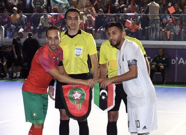تفوق المنتخب المغربي على نظيره الليبي في كأس أفريقيا داخل القاعة بالعيون