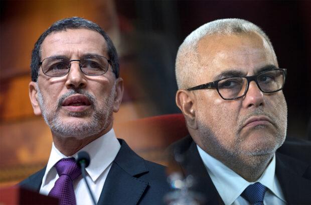 Moroccan Prime Minister and Secretary General of the ruling Islamist Justice and Development Party (PJD), Abdelilah Benkirane, attends a conference during a party meeting in Sale on October 22, 2016. / AFP PHOTO / FADEL SENNA