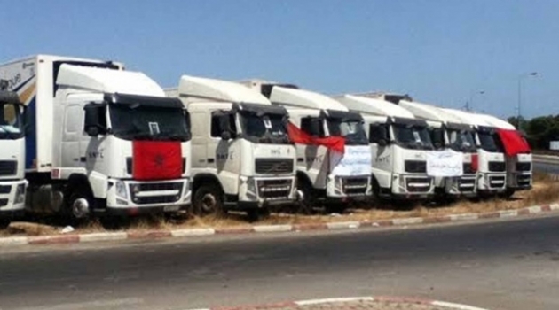 مهنيو النقل الدولي بالمغرب يدخلون في إضراب لليوم الثالث على التوالي