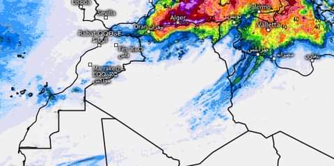 نشرة جوية خاصة..أمطار قوية رعدية بعدد من أقاليم المملكة