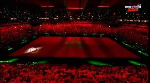 بالصور..في مشهد مُهيب إفتتاح بطولة كأس العرب 2021 بعلم المغرب في قطر