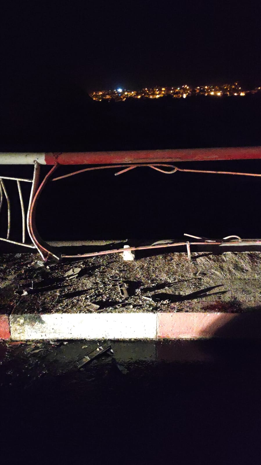 خطير…فيديو حادثة اصطدام سيارة بقنطرة وادي تمراغت