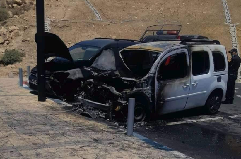 خطير…مجهولون يضرمون النار في سيارة عضو بحزب العدالة والتنمية