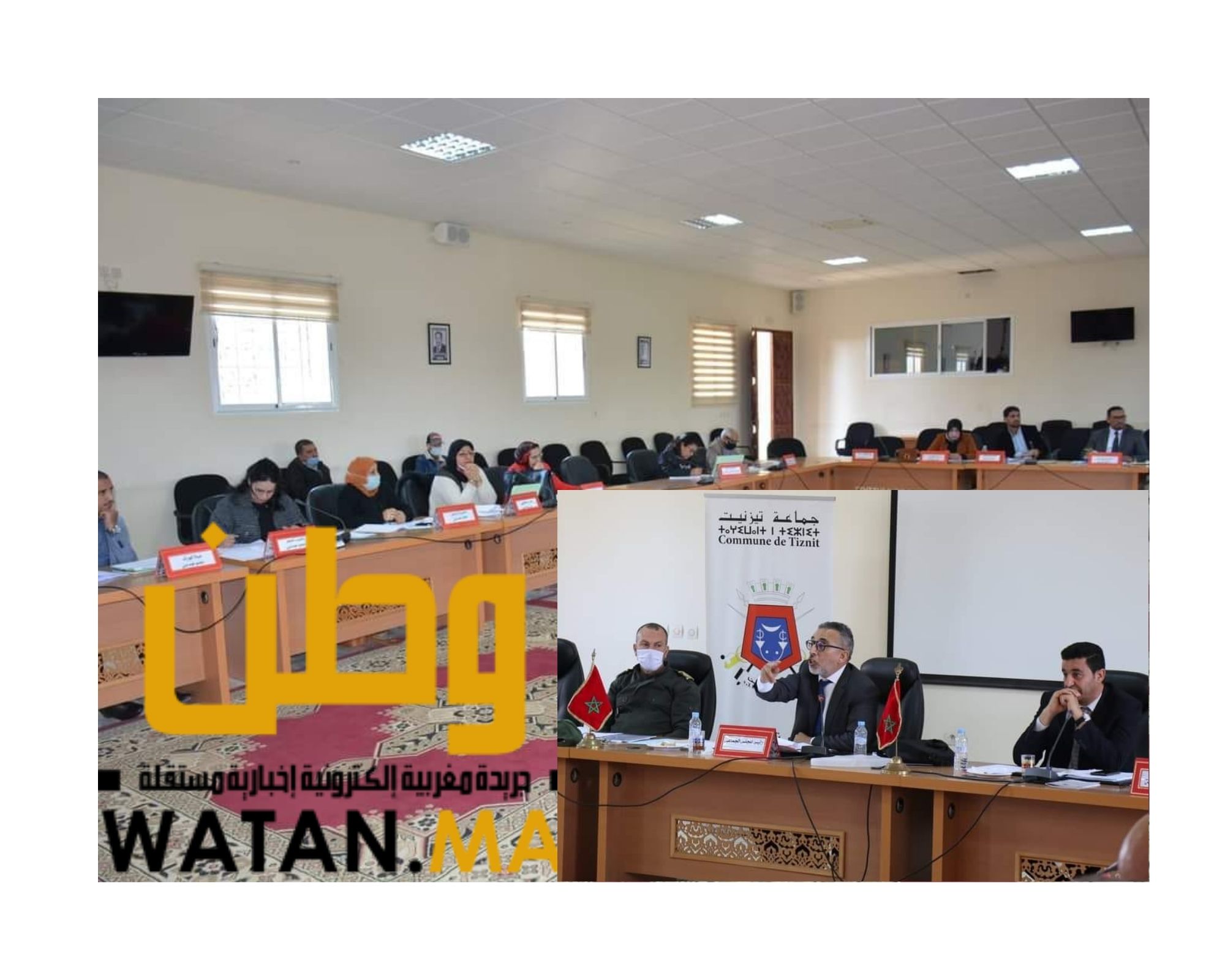تيزنيت…المجلس الجماعي يعقد أشغال الجلسة الثانية للدورة العادية لشهر فبراير