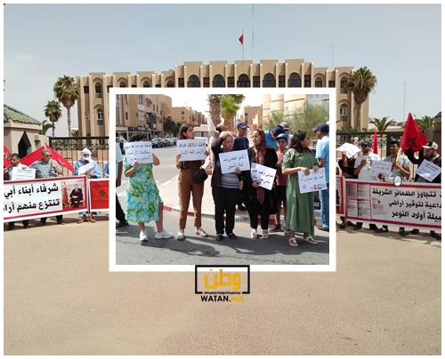 بالفيديو ...الوقفة الاحتجاجية لتنسيقية اكال للدفاع عن حق الساكنة في الأرض بتزنيت