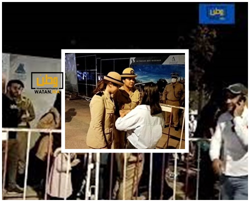 بالفيديو... شاهد العنصر النسوي في صفوف القوات المساعدة لأول مرة ينخرط في عمليات تفتيش والمراقبة بمهرجان تيميتار