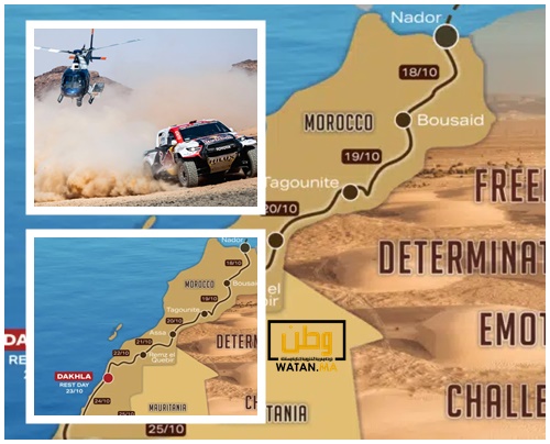 السباق العالمي رالي دكار يعود لمساره الطبيعي و يعبر الصحراء المغربية