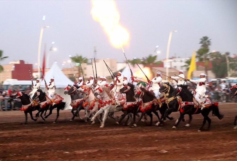 افتتاح مهرجان الفروسية التقليدية” التبوريدة” السنوي بمدينة الدشيرة الجهادية