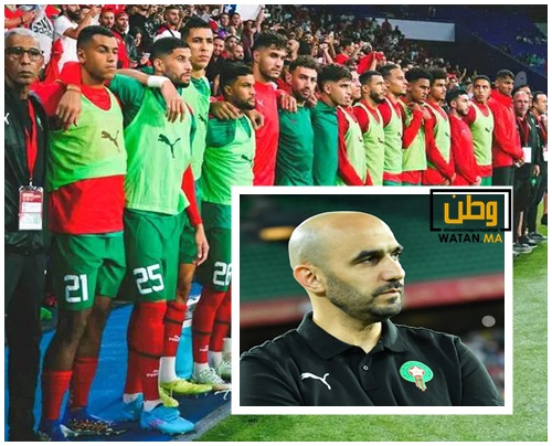 لاعب مغربي يُغادر معسكر الاسود غاضبا بسبب الركراكي !!