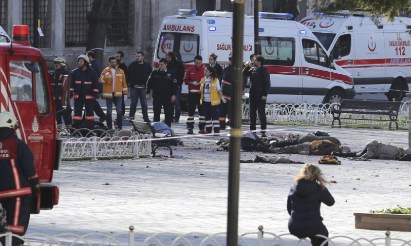 تركيا: 6 قتلى و53 جريحا في انفجار تقسيم باسطنبول