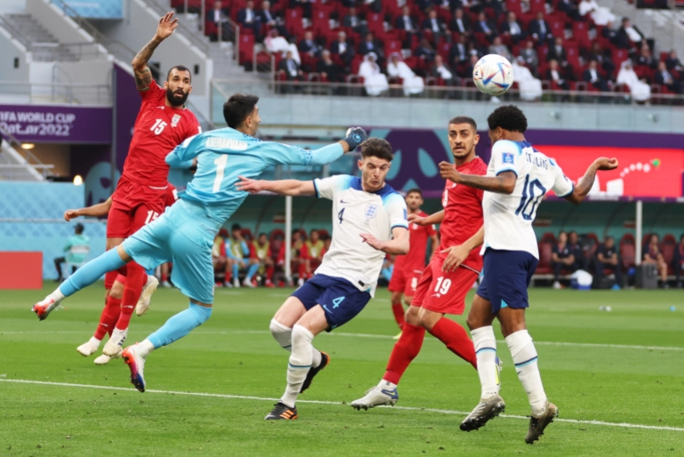 إنجلترا تفوز على ايران بسداسية في كأس العالم قطر 2022