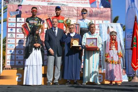 تزنيت : الدراج المغربي ” عادل العرباوي” يظفر بالمرتبة الأولى للنسخة 10 للدوري الدولي للدراجات
