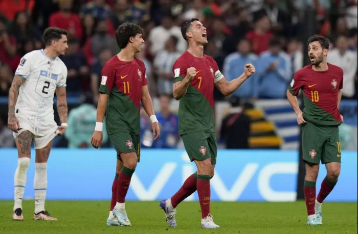 قطر 2022 : المنتخب البرتغالي يضمن التأهل لثمن النهاية بعد إنتصاره على الاوروغواي