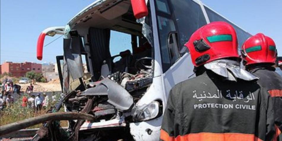 انقلاب حافلة لنقل المسافرين بتازة يسفر عن مصرع 11 شخصا وإصابة 43 آخرين