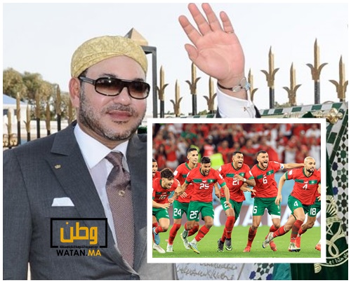 بالملك محمد السادس لتهنئته على بلوغ المغرب نصف نهائي المونديال