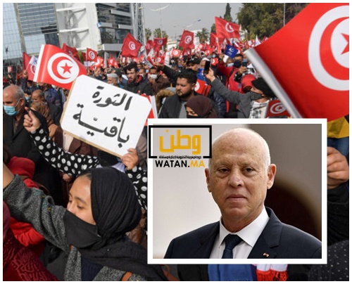 في ذكرى الثورة التونسيون يخرجون إلى الشوراع