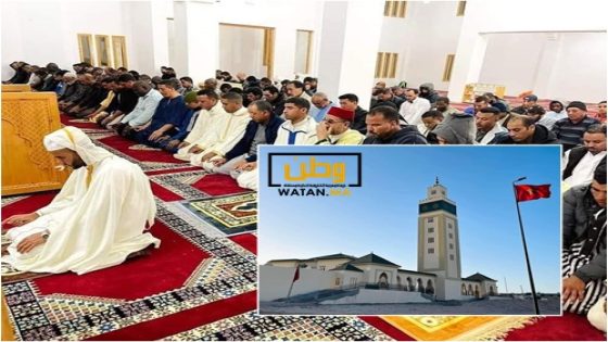 افتتاح مسجد الكركرات في أول ليالي رمضان المبارك