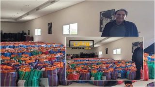 الجالية المغربية باسرائيل توزع قفة رمضان على المحتاجين