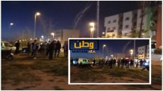 اصابة أمنيين بعد اقتحام لشخص مخمور سد قضائي بسيارته