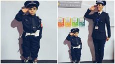 أصغر زائر للأبواب المفتوحة بفاس ينجح في تحقيق حلمه في ارتداء زي الأمن الوطني 