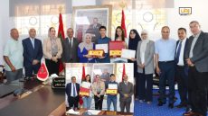 “وفاء شاكر ” تقيم حفل استقبال على شرف التلميذين المتوجين بالمراتب الأولى على الصعيد الوطني 2023