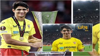 الحارس الدولي ياسين بونو يتوج بجائزة أفضل لاعب في نهائي اليوروبا ليغ