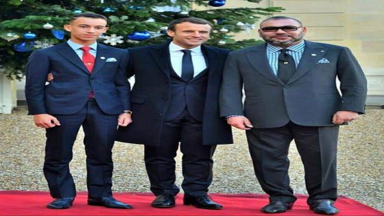 برقية تهنئة من العاهل المغربي إلى الرئيس الفرنسي بمناسبة احتفال بلاده بعيدها الوطني