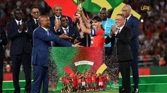 المنتخب المغربي يفوز على نظيره المصري ويتوج بطلا لأمم إفريقيا لأقل من 23 سنة