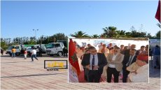 تيزنيت...حضيرة آليات الجماعة تتعزز بسبعة آليات جديدة