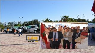 تيزنيت...حضيرة آليات الجماعة تتعزز بسبعة آليات جديدة