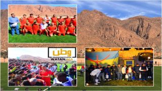 تيزنيت ...جماعة أملن تفتتح ملعبها المعشوشب بحضور نجوم المنتخب السابقين 
