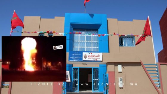 تزنيت:توقيف قاصرين لاشتباه في تورطهم في اضرام النار عمدا باحد احياء المدينة