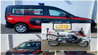 594 مركبة ودراجة نارية جديدة تعزز الآليات اللوجيستيكية لمصالح الشرطة
