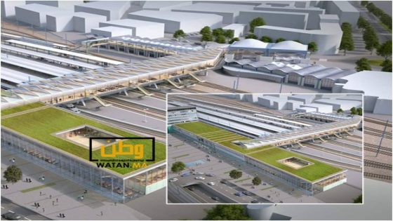 بداية أشغال بناء محطة قطار جديدة بحي الرياض بالرباط