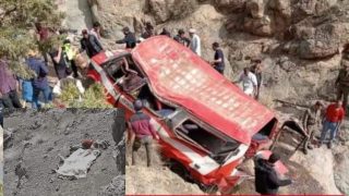 أغلبهم أطفال وأستاذات.. قتـ.لى وجرحى إثر انقلاب سيارة للنقل المزدوج بين أيت بوكماز وأيت بولي بأزيلال