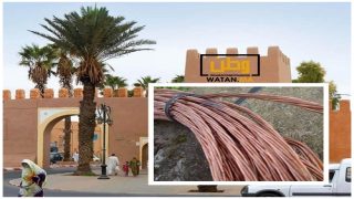 تيزنيت ...القاء القبض على شخص متلبس بسرقة الأسلاك الكهربائية 