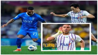 رحيمي يقود العين الاماراتي لهزم الهلال السعودي بهاتريك في ذهاب نصف نهائي كأس آسيا