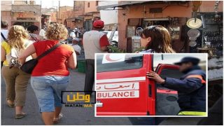 سائح أجنبي يتعرض لإعتداء وسحل وسرقة في واضحة النهار 