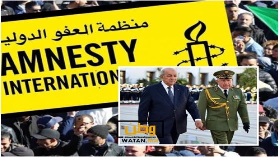 منظمة أمنيستي تطلق عريضة دولية للمطالبة بإطلاق سراح معتقلي الرأي في الجزائر