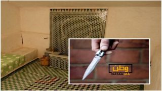 شخص يقتحم حمام نساء شعبي ويعتدي على زوجته