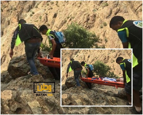 فاجعة …مصرع أستاذ سقط من قمة جبل