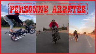 الشرطة توقف شابًا يمارس السياقة الاستعراضية في بيوكرى